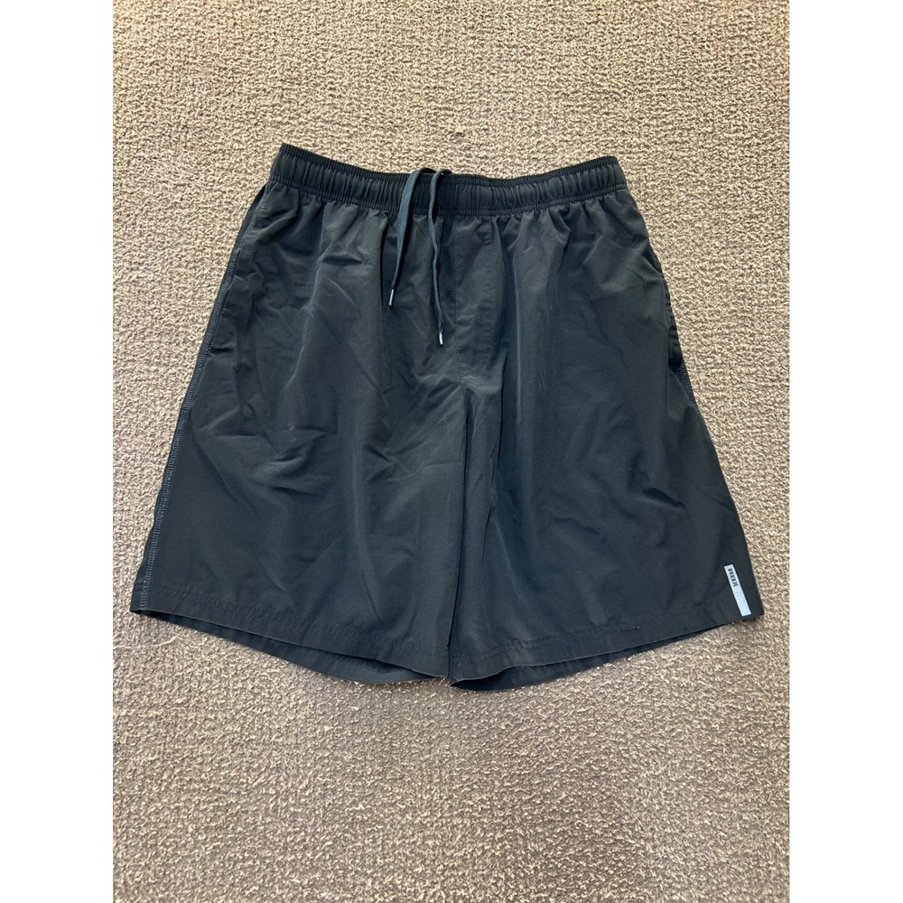 RBX Performance Mens Black X-Dri Active Training Shorts Large Drawstring Pocket